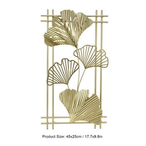 Leafy Metal Wall Wall Hanging